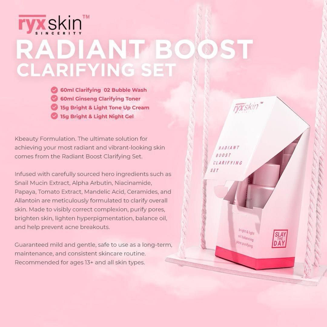RyxSkin Radiant Boost Clarifying Set