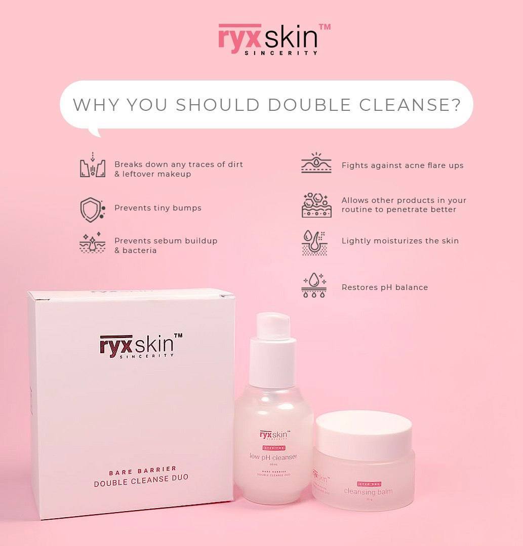 RyxSkin Bare Barrier Double Cleansing Duo
